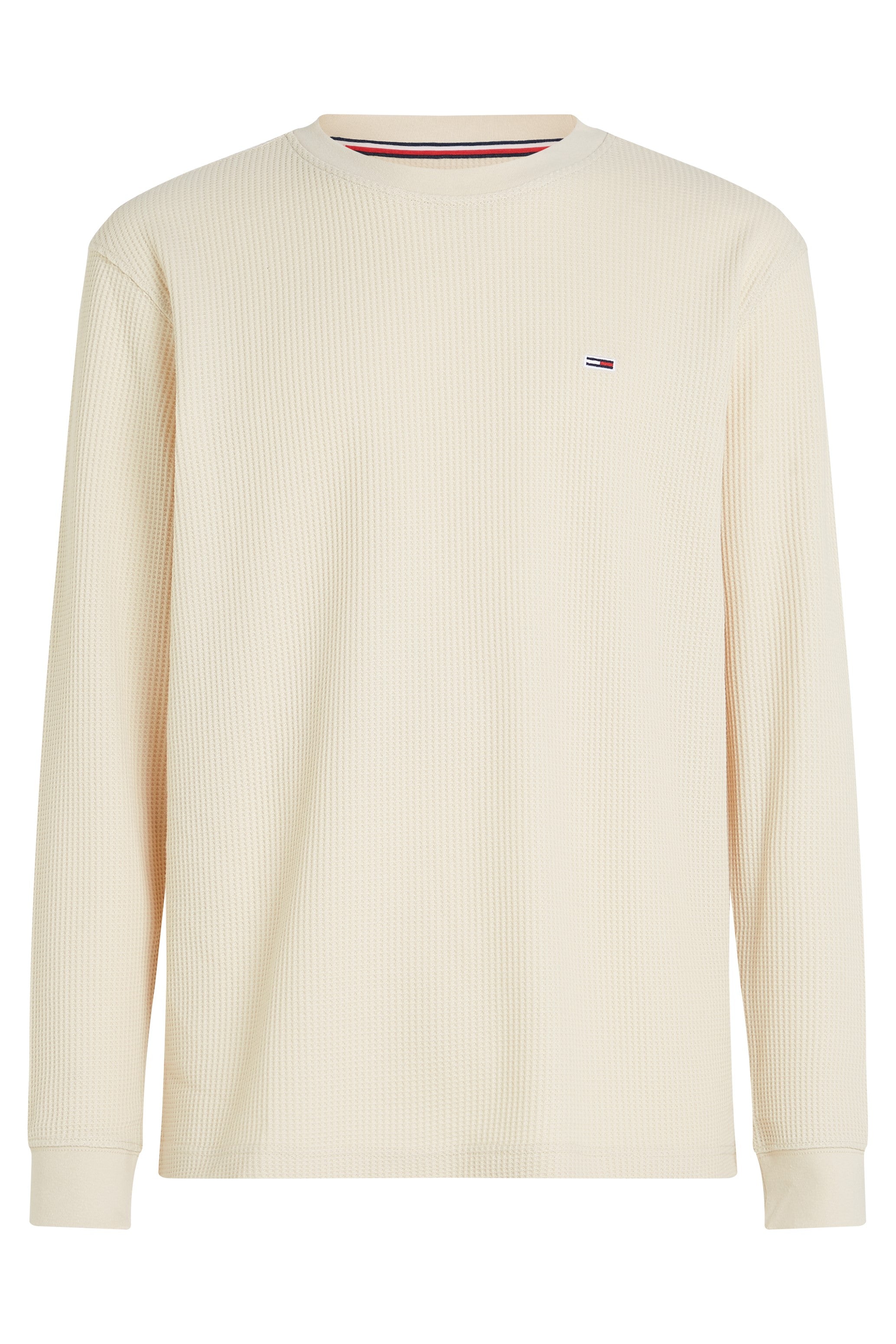 Tommy Jeans Regular Waffle Knit Long Sleeve Tee