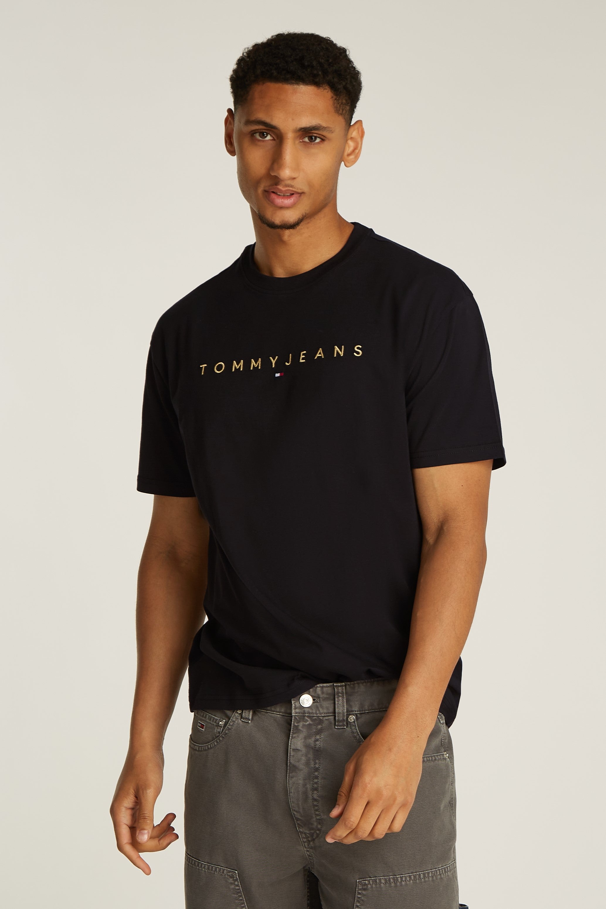 Tommy Jeans Reg Gold Linear Tee