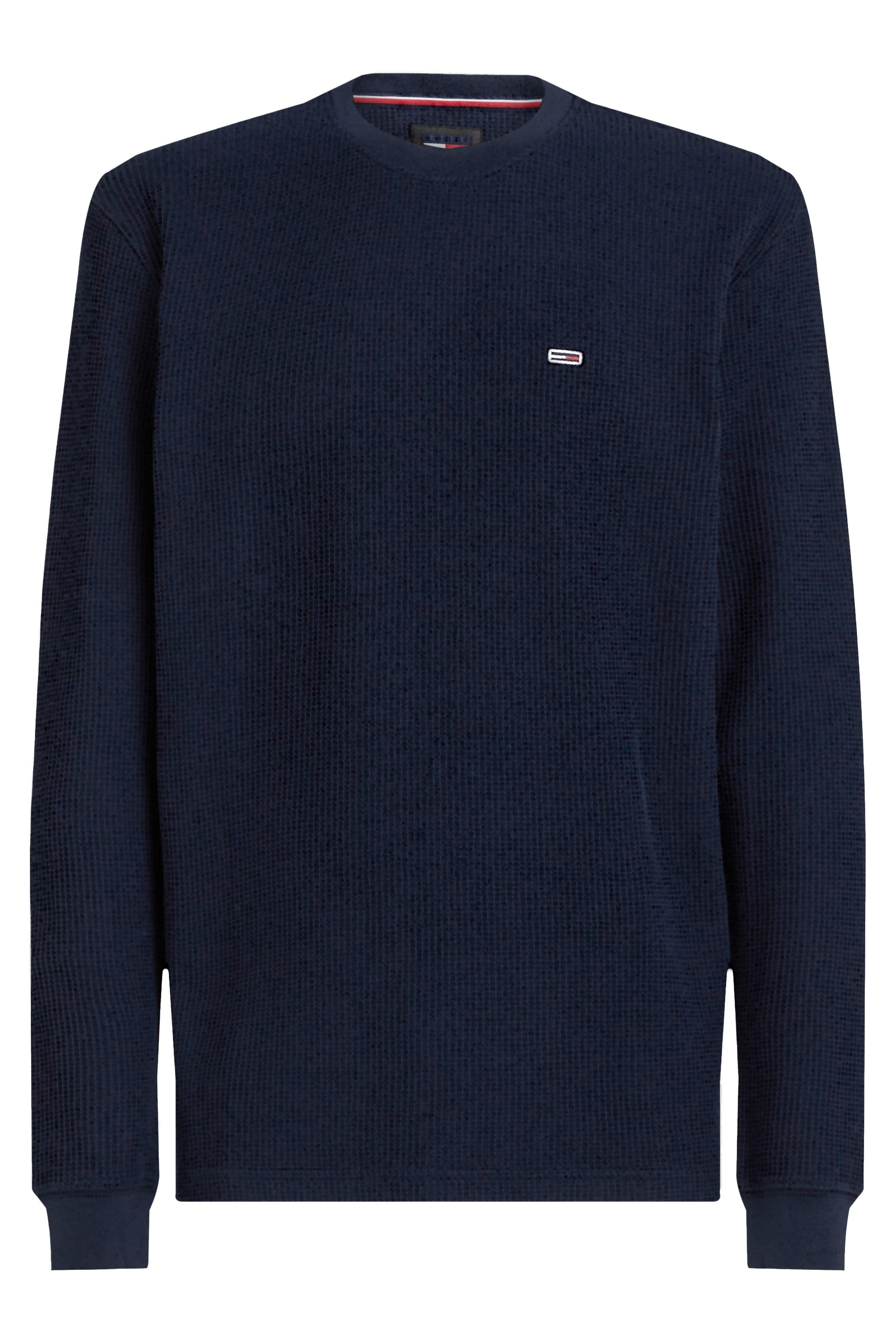 Tommy Jeans Regular Waffle Knit Long Sleeve Tee