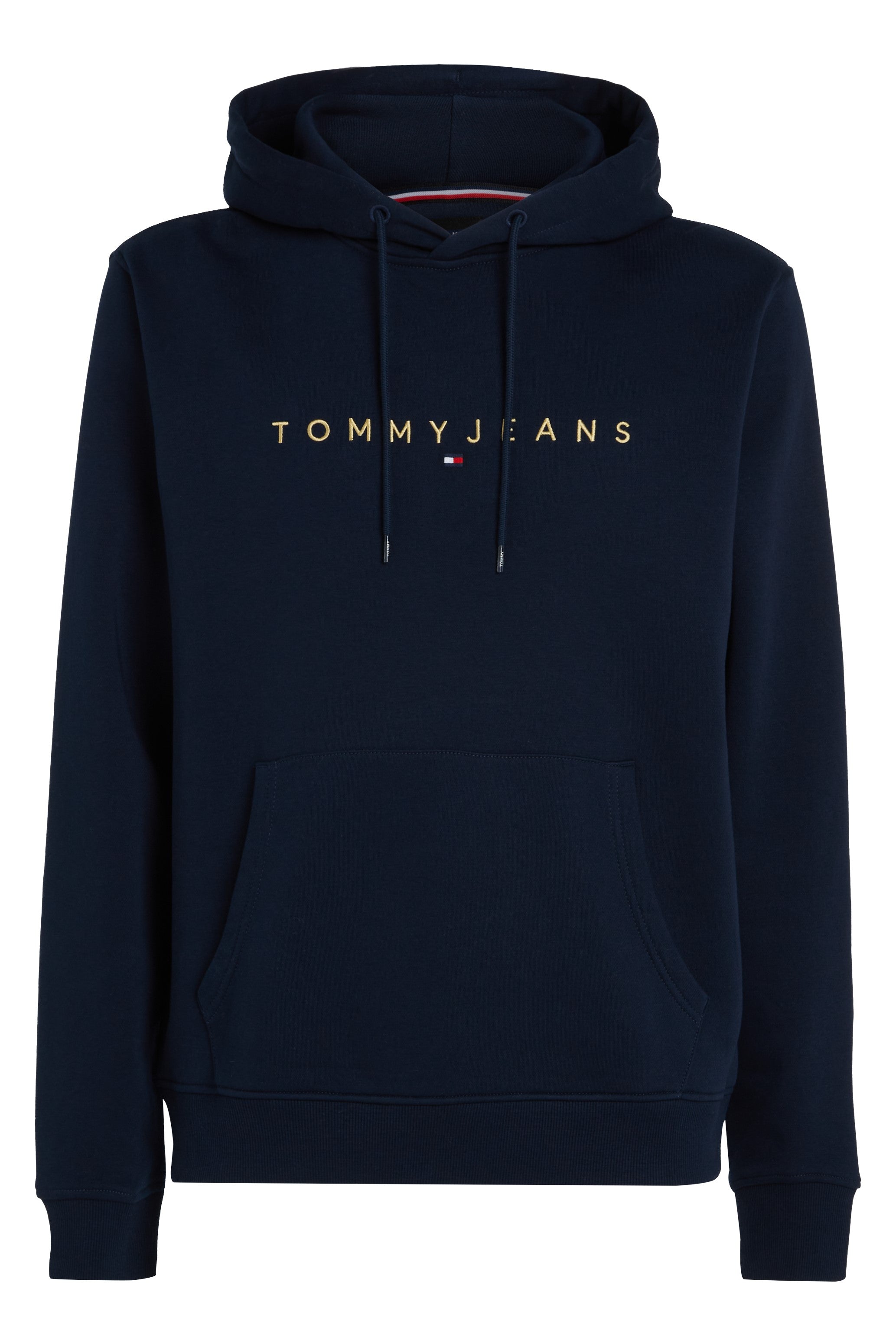 Buy Tommy Jeans Linear Gold Logo Hoodie Detail Menswear