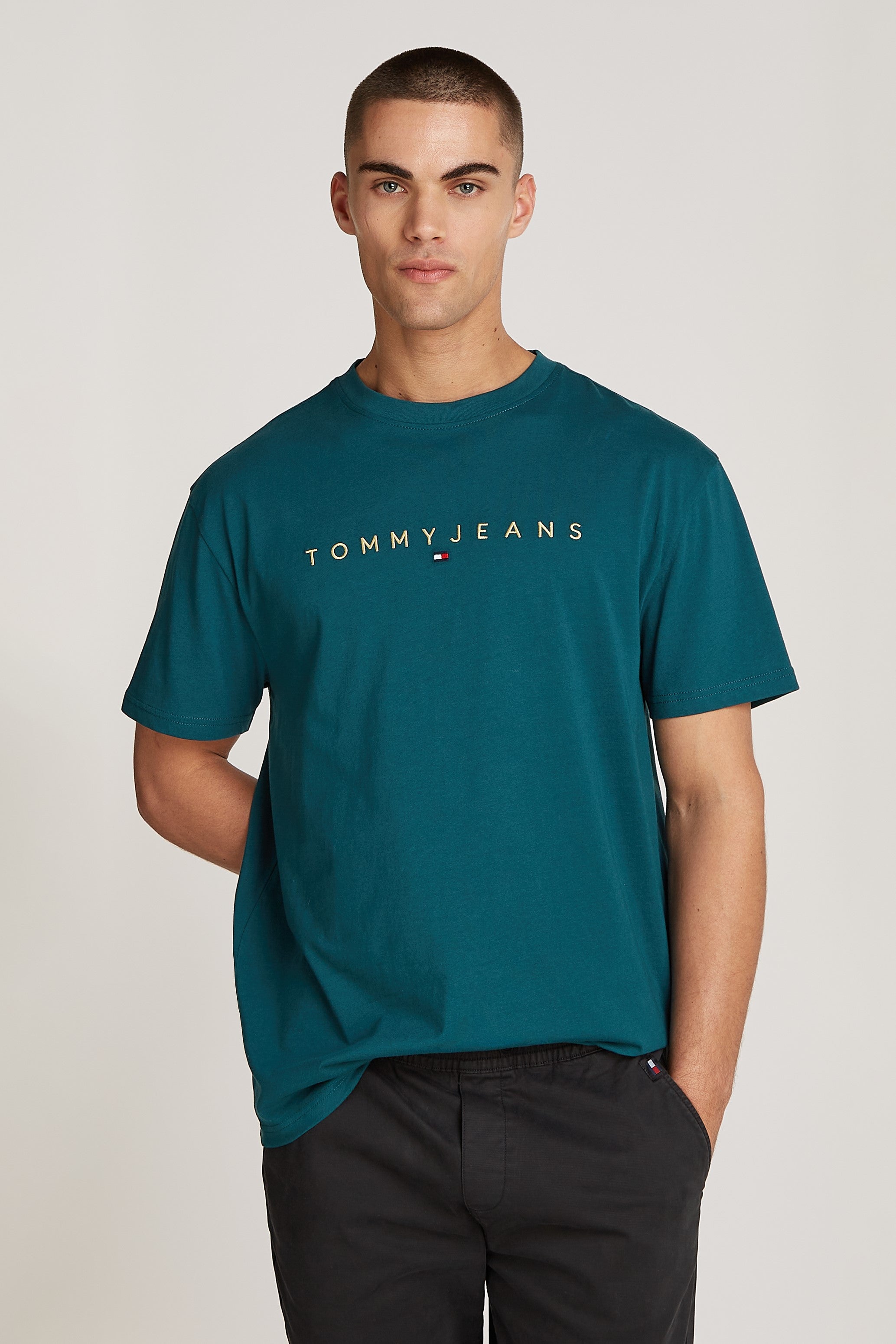 Tommy Jeans Reg Gold Linear Tee