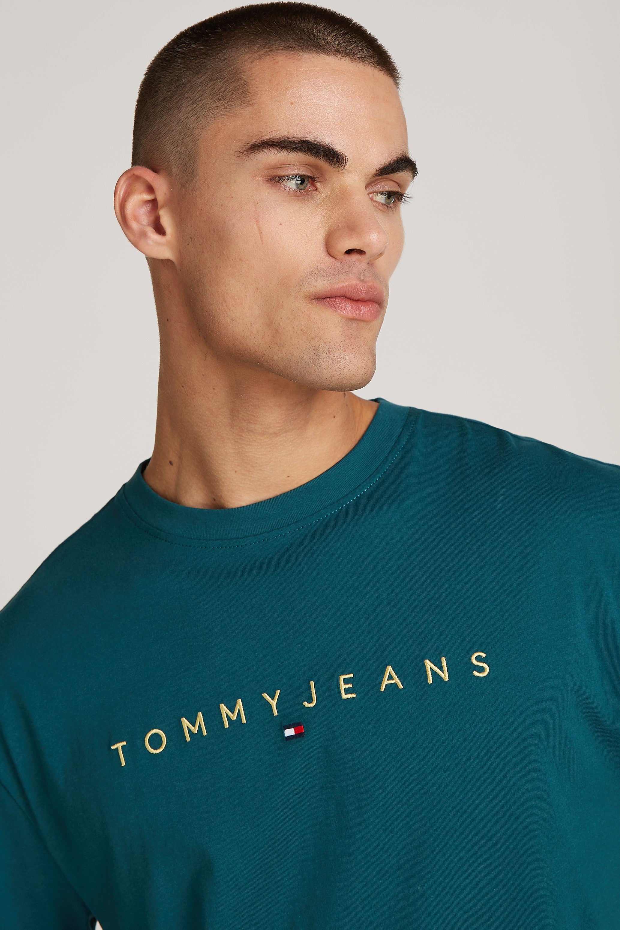 Tommy Jeans Reg Gold Linear Tee