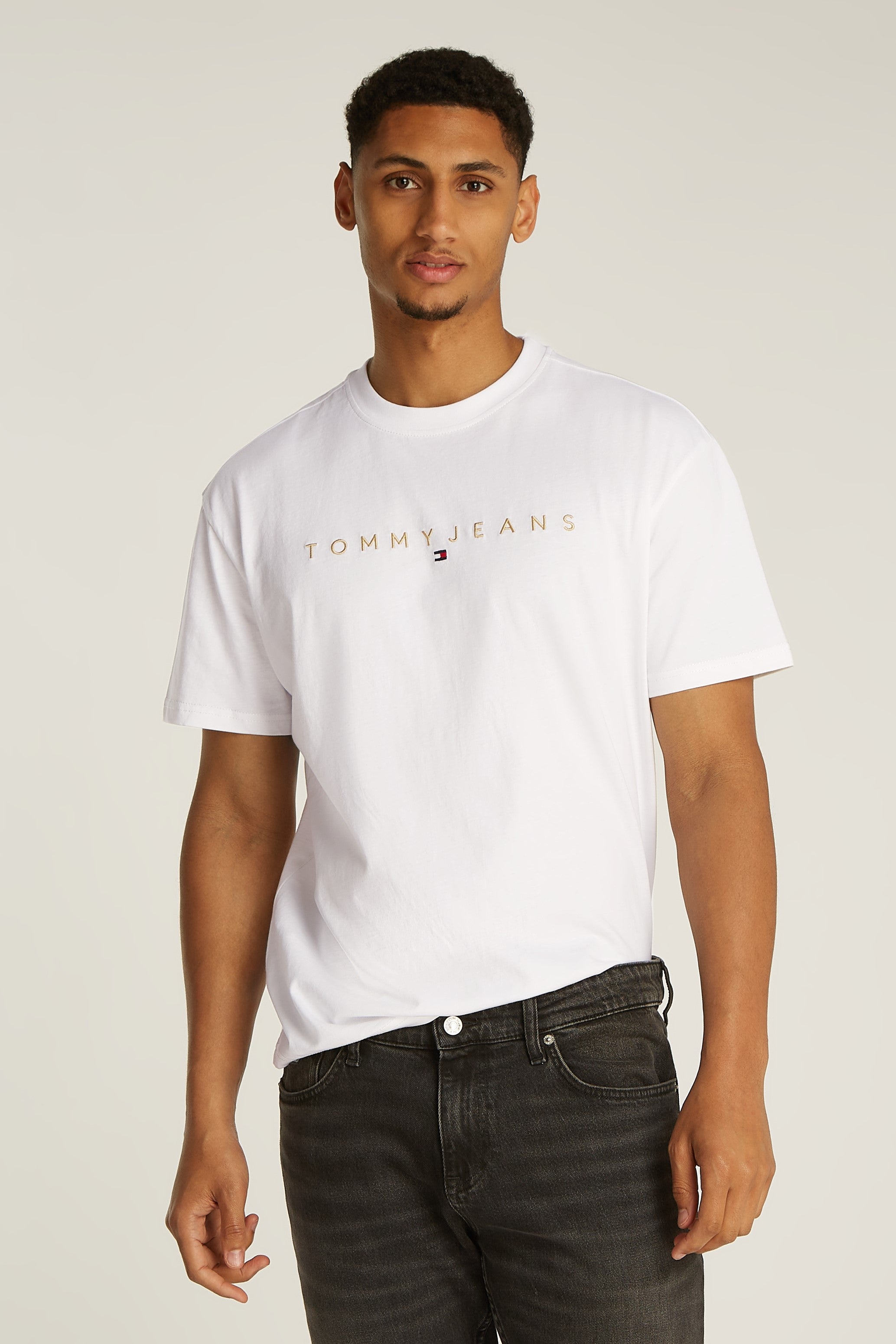 Tommy Jeans Reg Gold Linear Tee