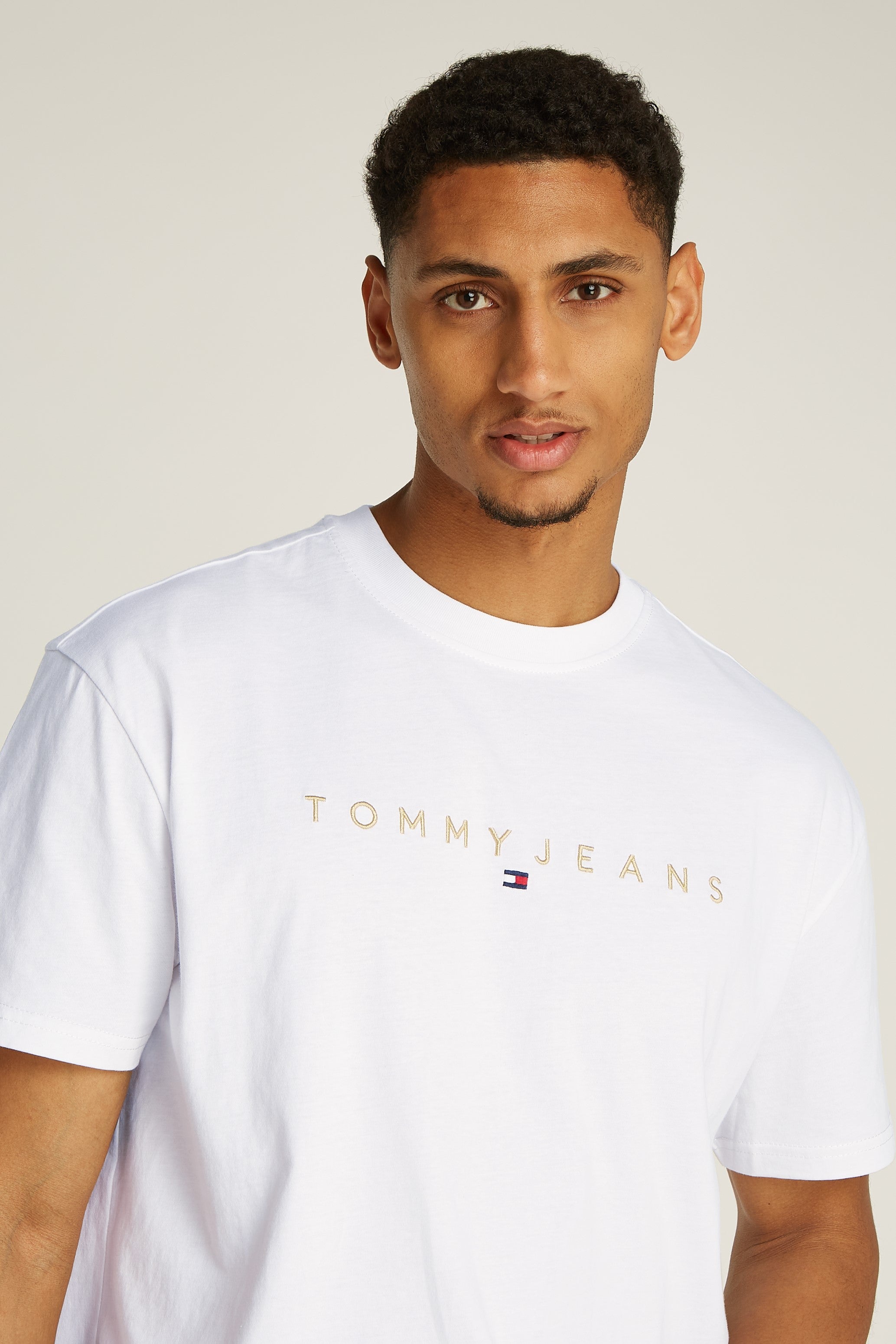 Tommy Jeans Reg Gold Linear Tee