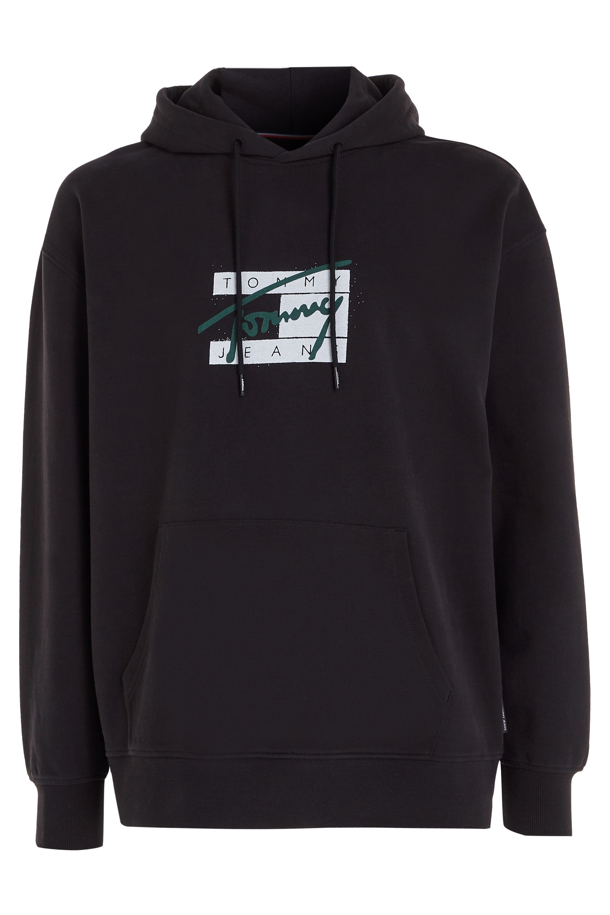 Tommy Jeans Graffiti Sign Hoodie Black