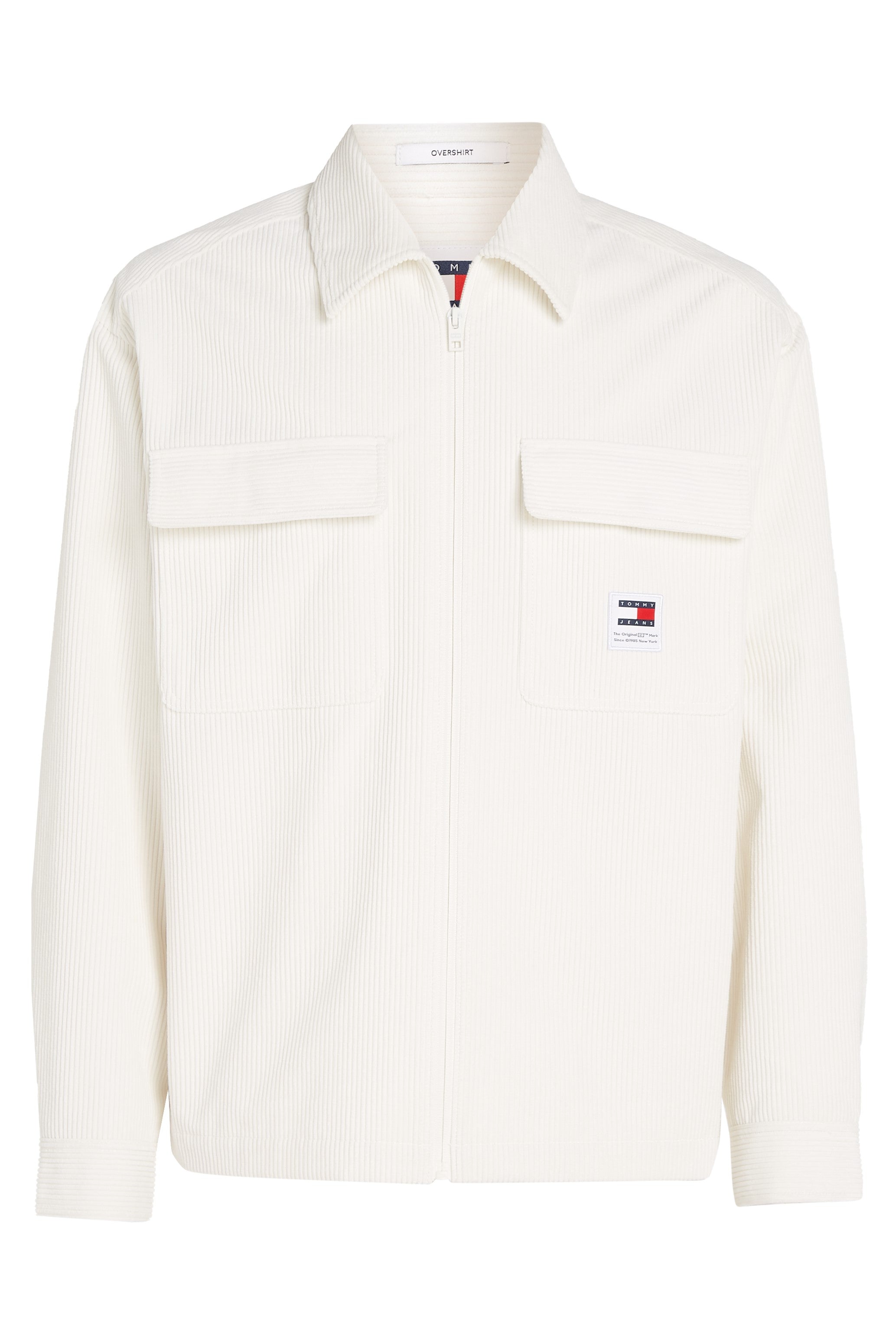 Tommy Jeans Chunky Chord Overshirt White