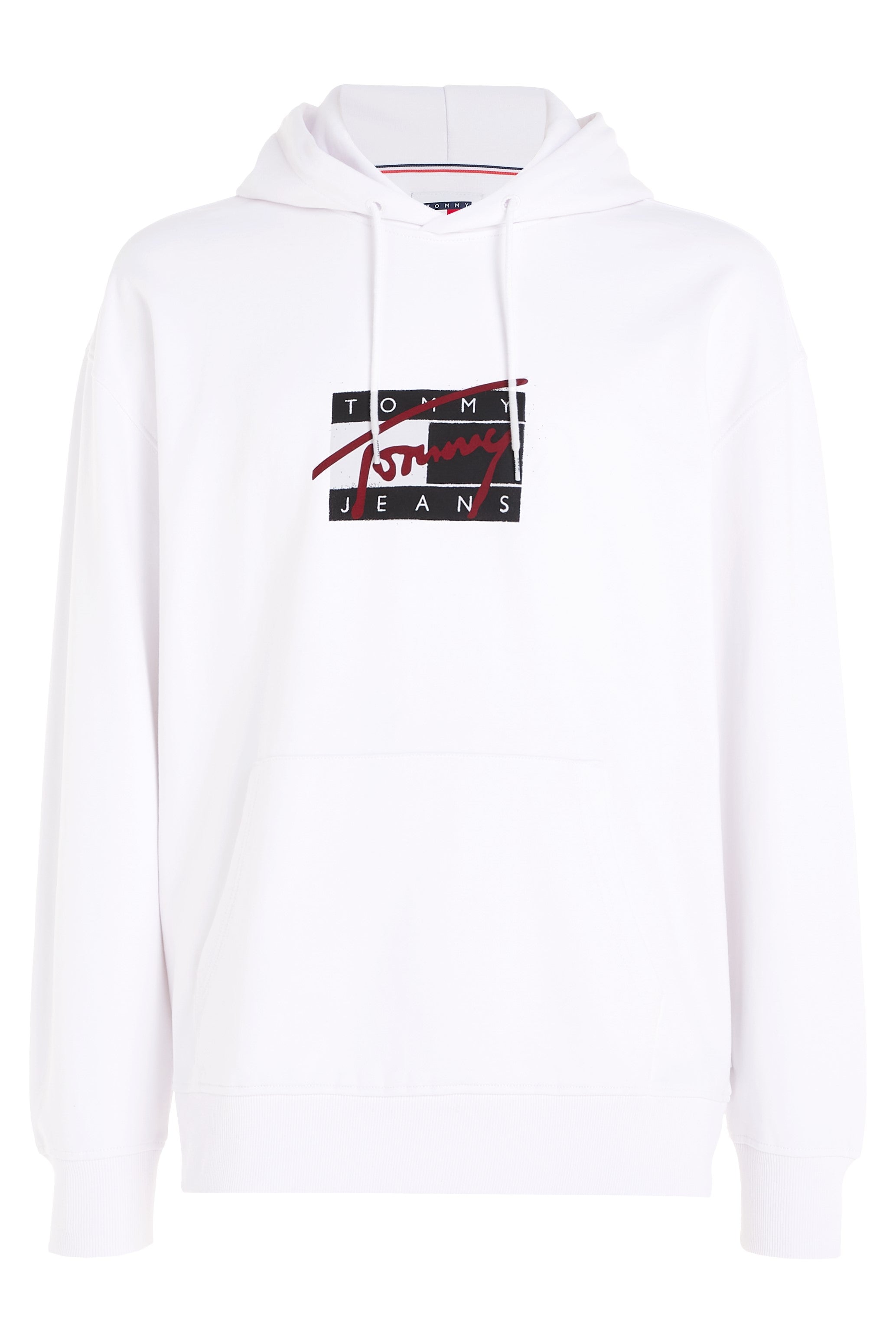 Tommy Jeans Graffiti Sign Hoodie White