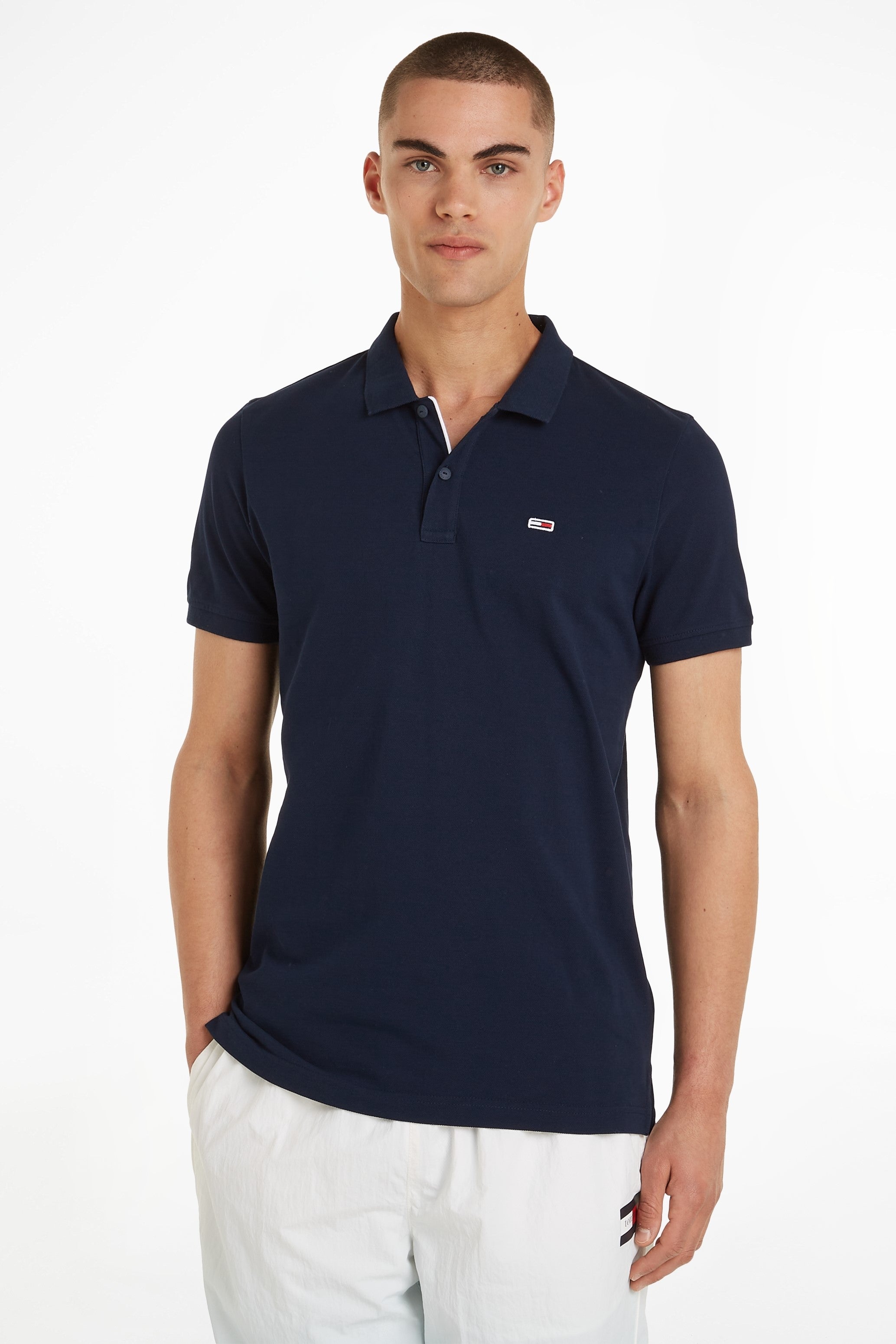 Tommy Jeans Slim Placket Polo Shirt