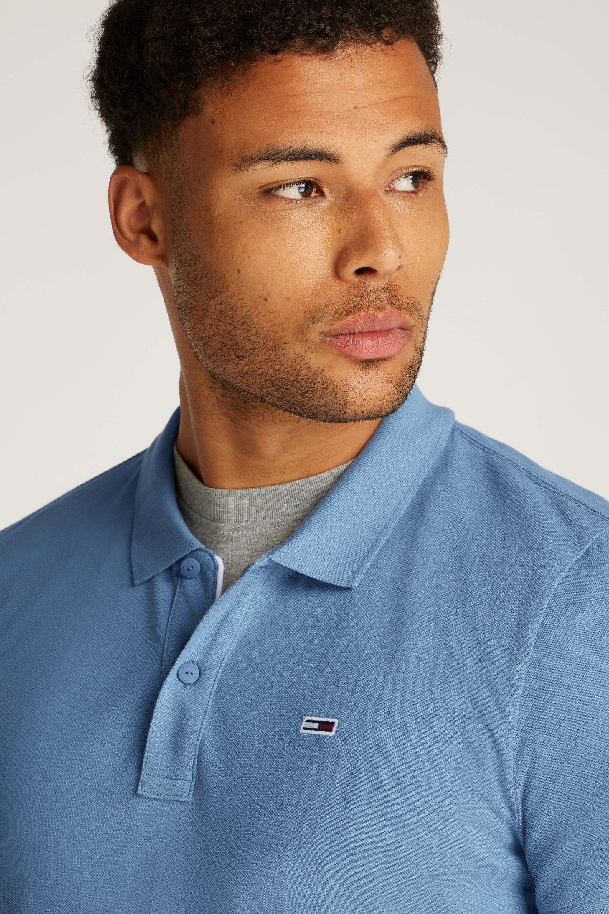 Tommy Jeans Slim Placket Polo