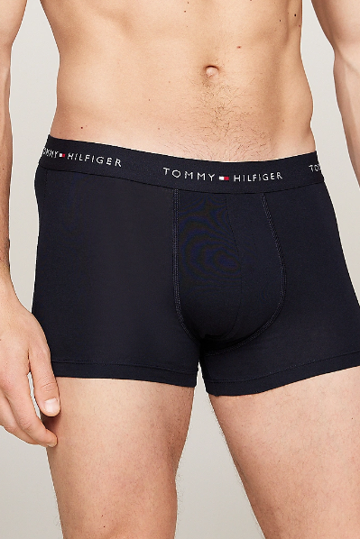 Tommy Hilfiger 3 Pack Cotton Trunk (27630) Red/ White/ Navy