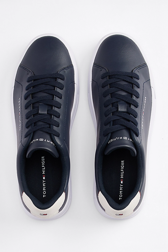 Tommy Hilfiger Pebble Grain Court Trainers