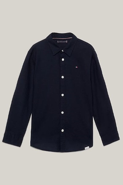 Tommy_Hilfiger_Kids_Waffle_Shirt_Navy_08734.3