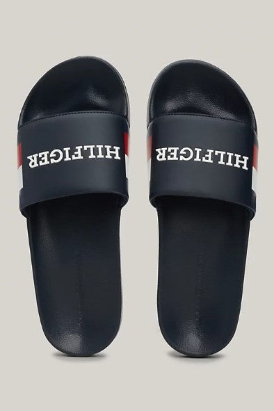 Tommy Hilfiger Logo Strap Pool Slides