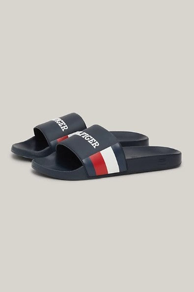 Tommy Hilfiger Logo Strap Pool Slides