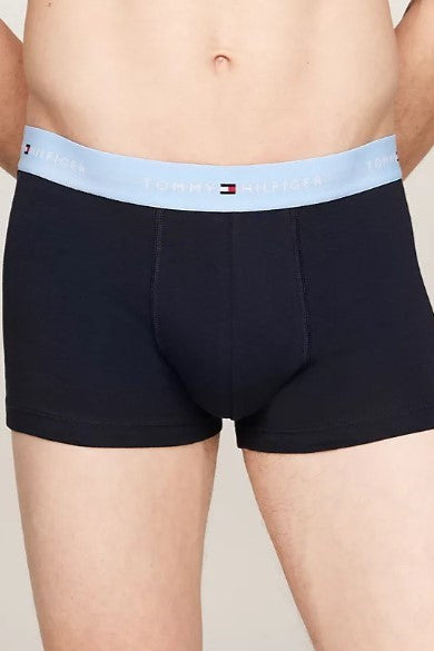 Tommy Hilfiger 3 Pack Cotton Trunk (27630) Clay/Blue/Yellow