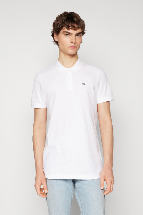 Tommy Jeans Slim Placket Polo Shirt