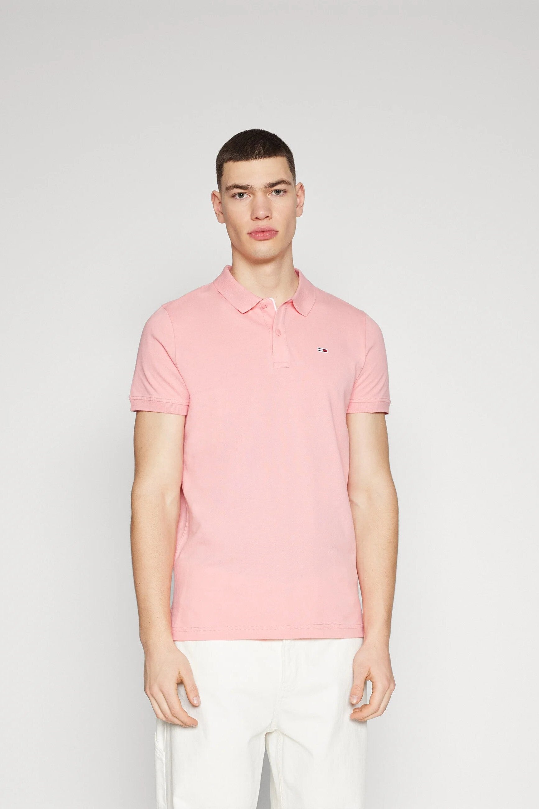 Tommy Jeans Slim Fit Placket Polo