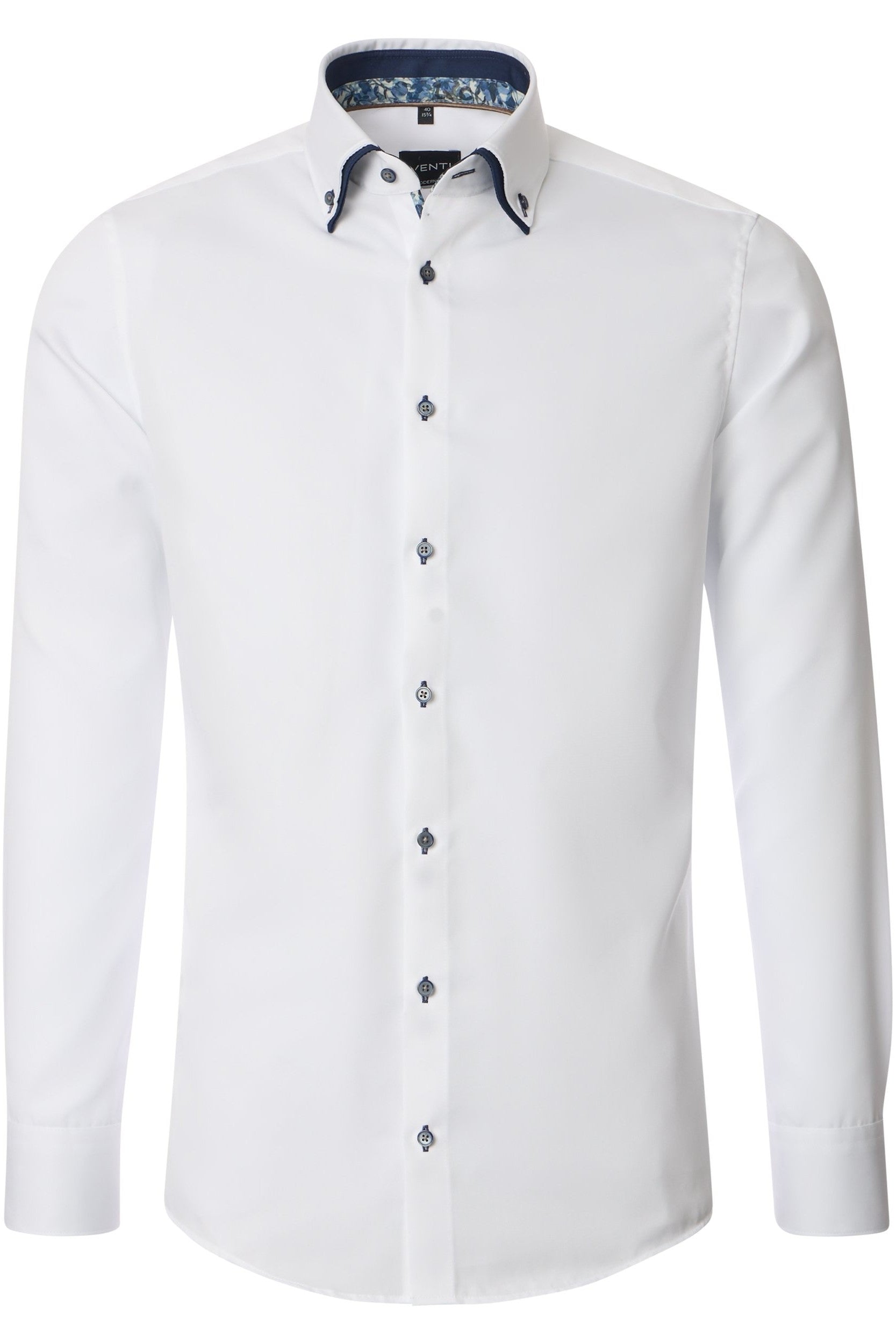 Venti Modern Fit Long Sleeve Shirt White 144321700