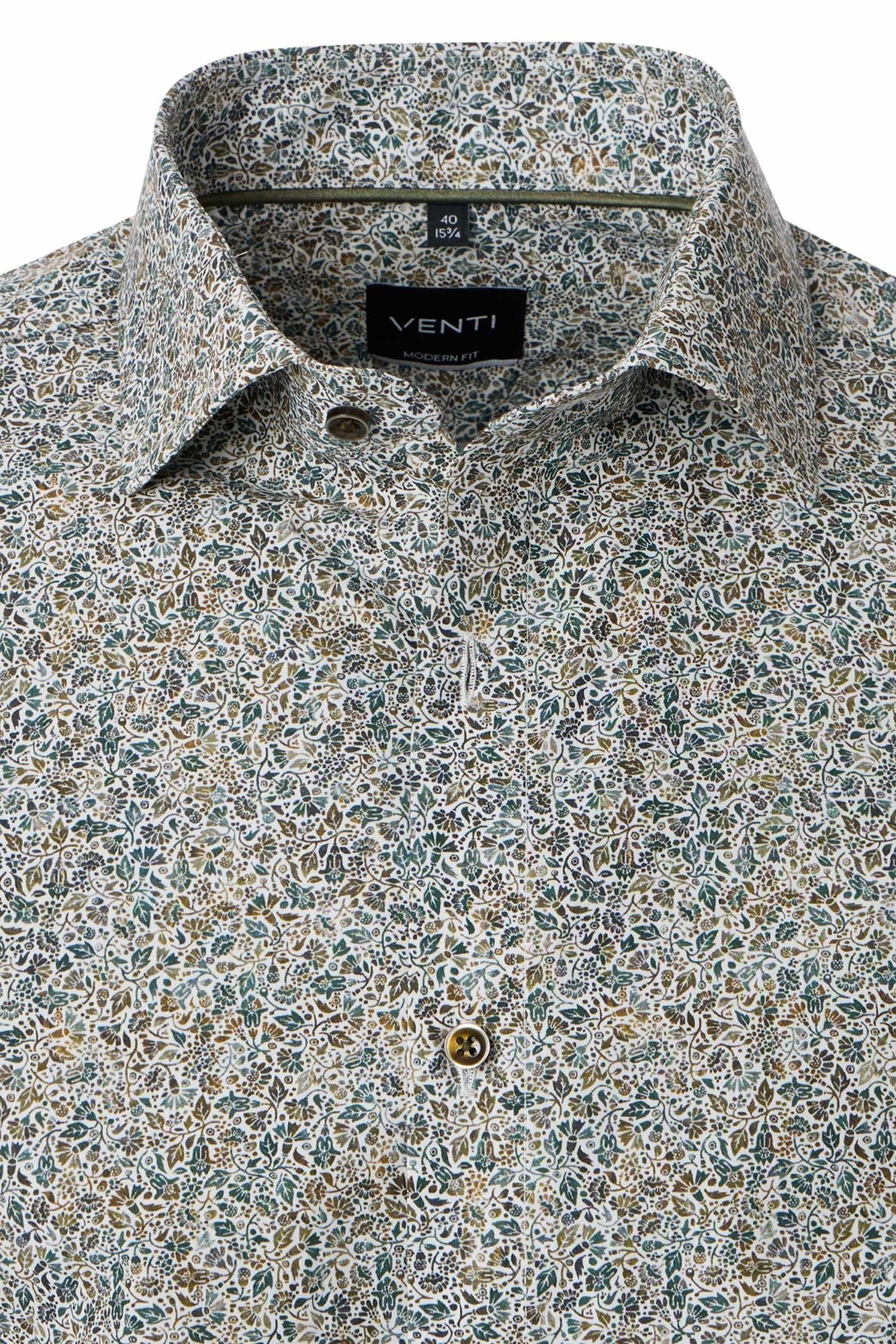 Venti Modern Fit Long Sleeve Print Shirt 144325300