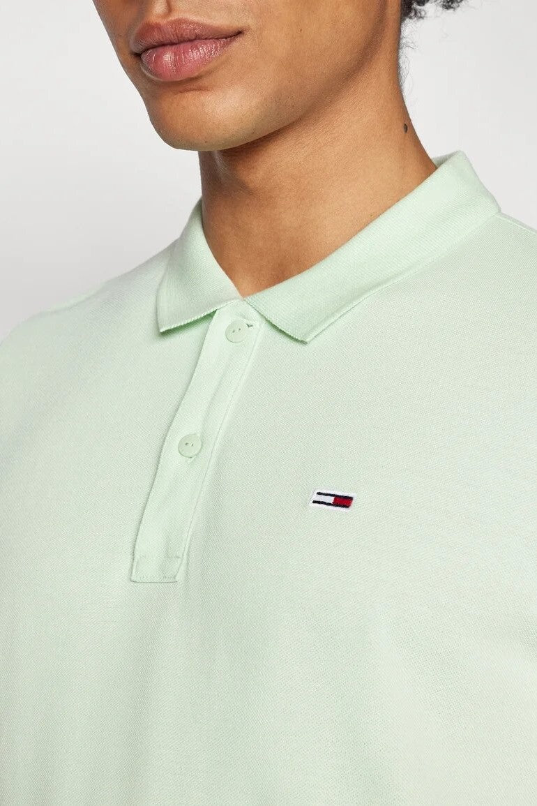 Tommy Jeans Slim Fit Placket Polo