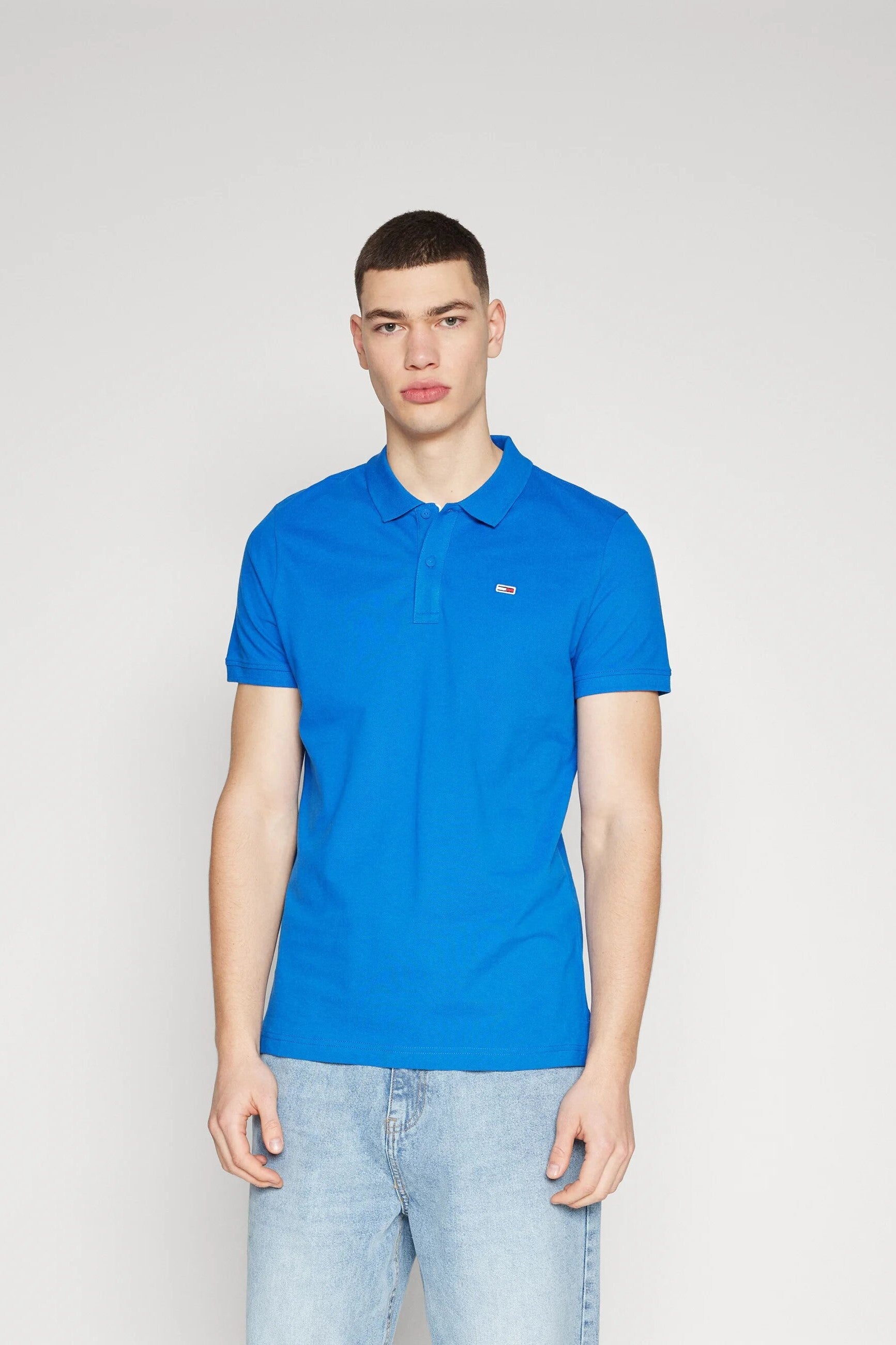 Tommy Jeans Slim Fit Placket Polo